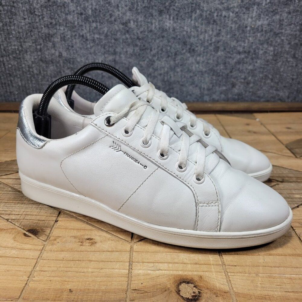 Frankie 4 Jackie III Australia - White Leather Sneakers Shoes US Womens Size 9.5